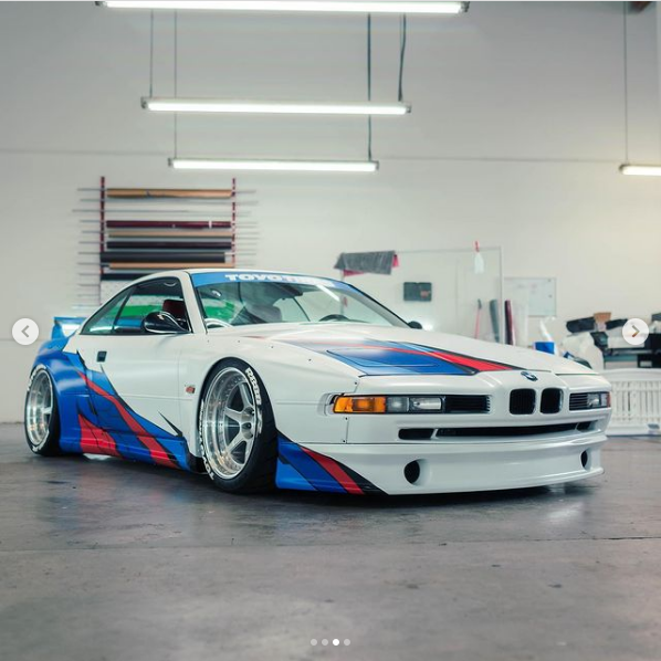 BMW 850ci E31 con Kit Pandem: le immagini