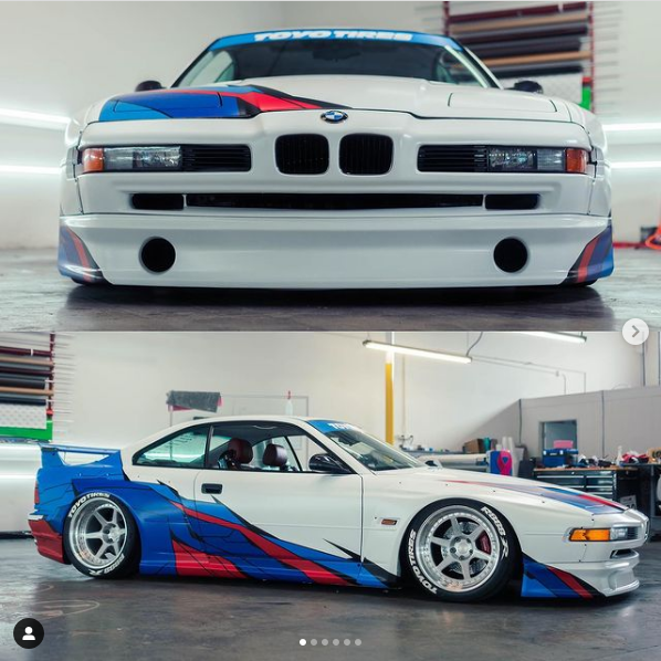 BMW 850ci E31 con Kit Pandem: le immagini