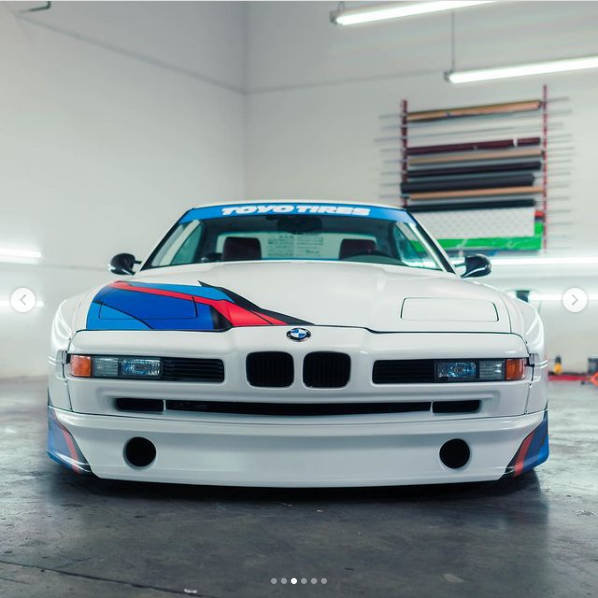 BMW 850ci E31 con Kit Pandem: le immagini