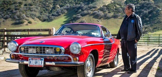 La Volvo P1800S che detiene il record di chilometraggio