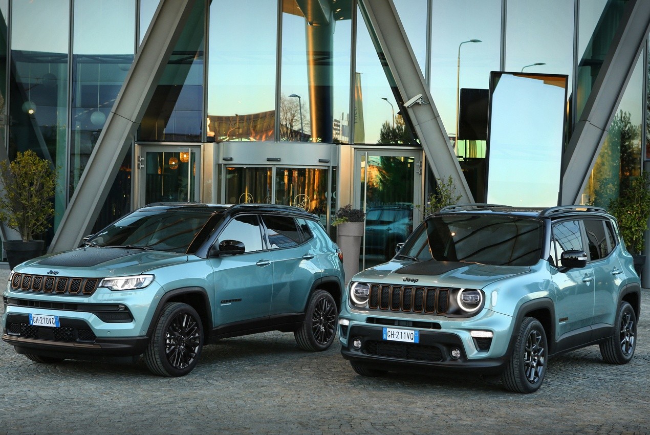 Jeep Renegade e Compass e-Hybrid: immagini ufficiali