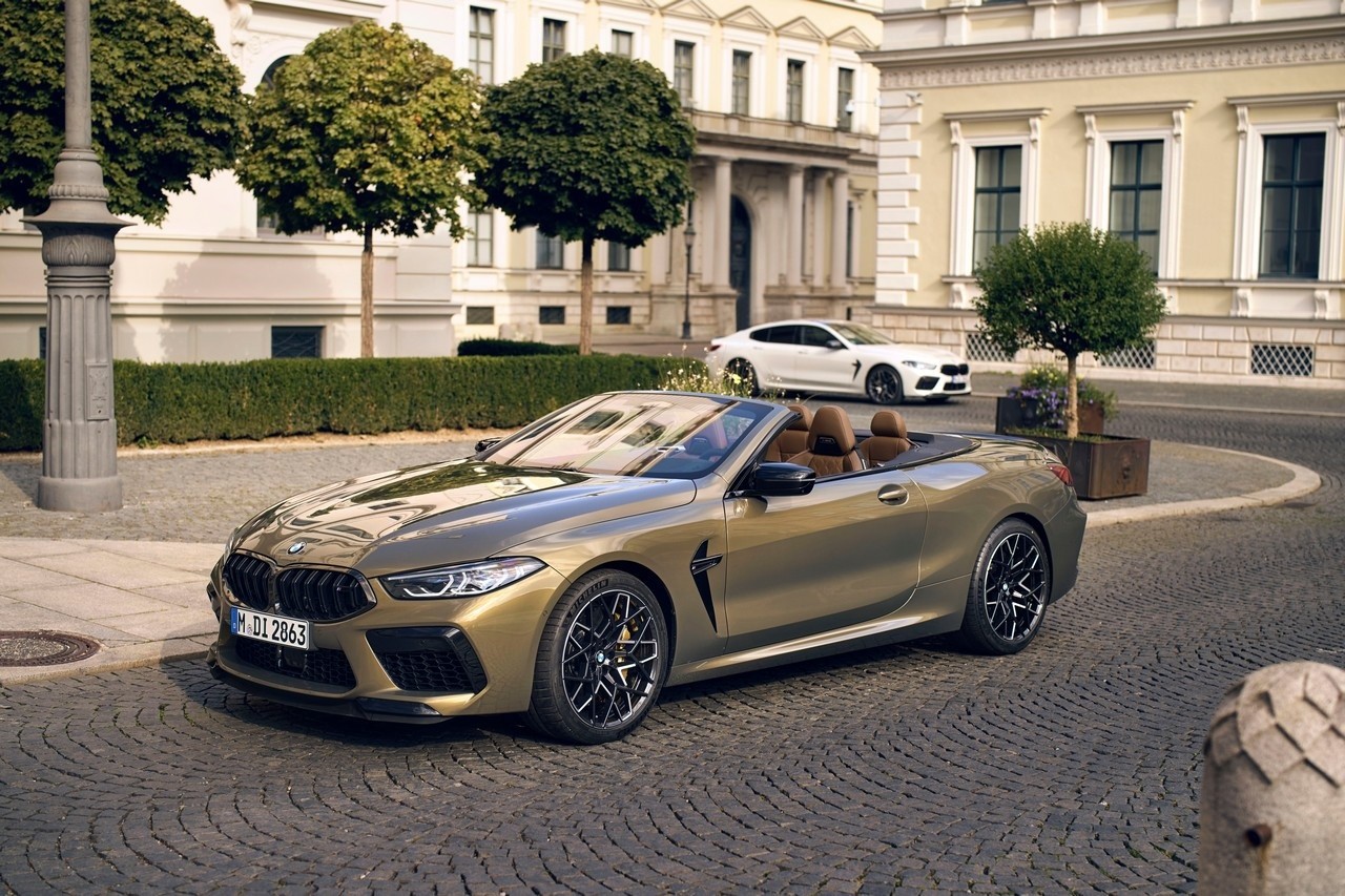 Bmw M8 Coupé Competition, M8 Cabrio Competition ed M8 Gran Coupé Competition 2022: immagini ufficiali