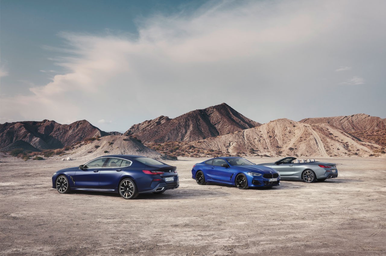 Bmw Serie 8 Coupé, Serie 8 Cabrio e Serie 8 Gran Coupé 2022: immagini ufficiali