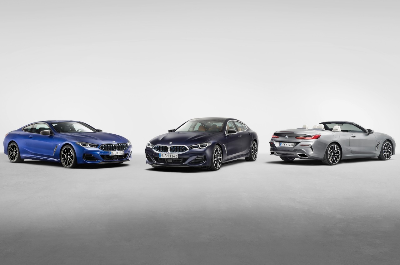 Bmw Serie 8 Coupé, Serie 8 Cabrio e Serie 8 Gran Coupé 2022: immagini ufficiali