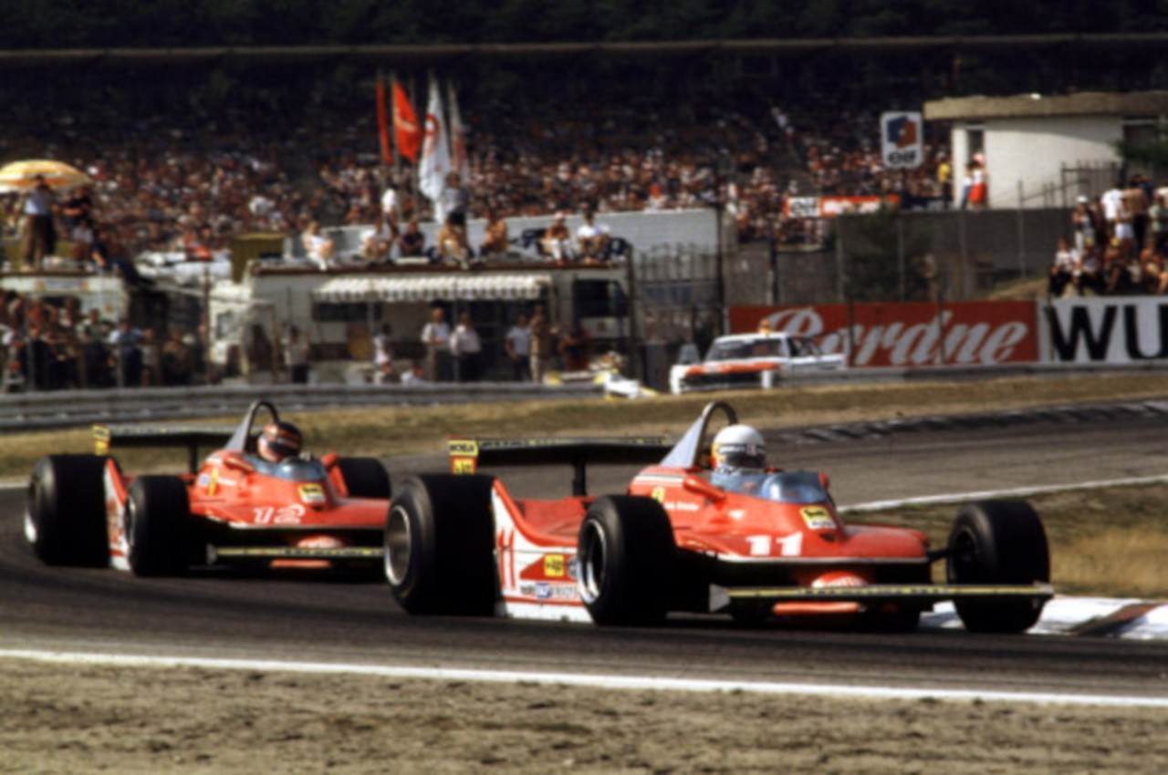 F1 1979, Jody Scheckter e Giller Villeneuve in Ferrari