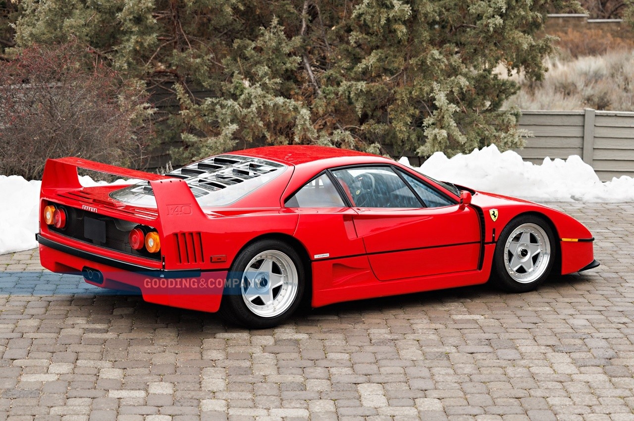 Ferrari F40 1991 all'asta Gooding & Company ad Amelia Island 2022