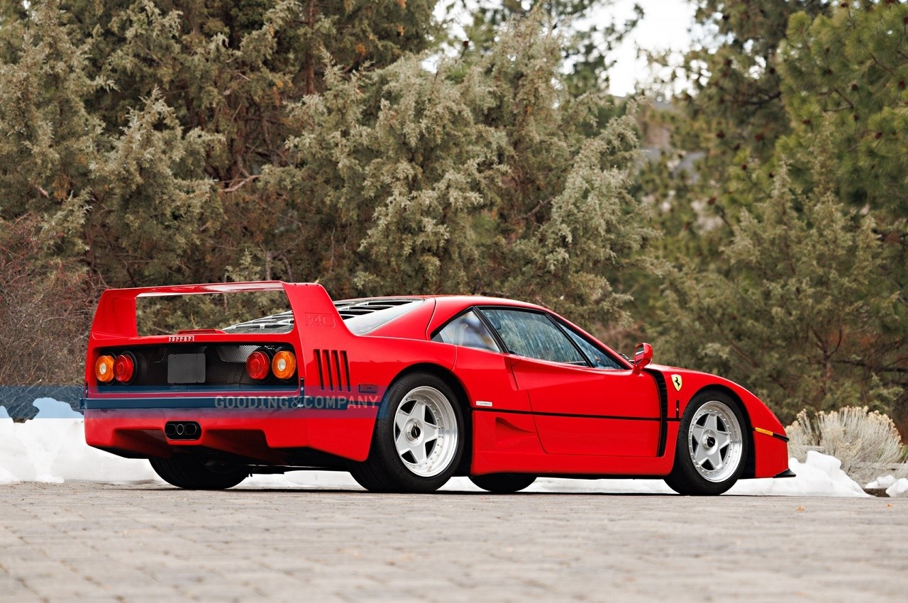 Ferrari F40 1991 all'asta Gooding & Company ad Amelia Island 2022