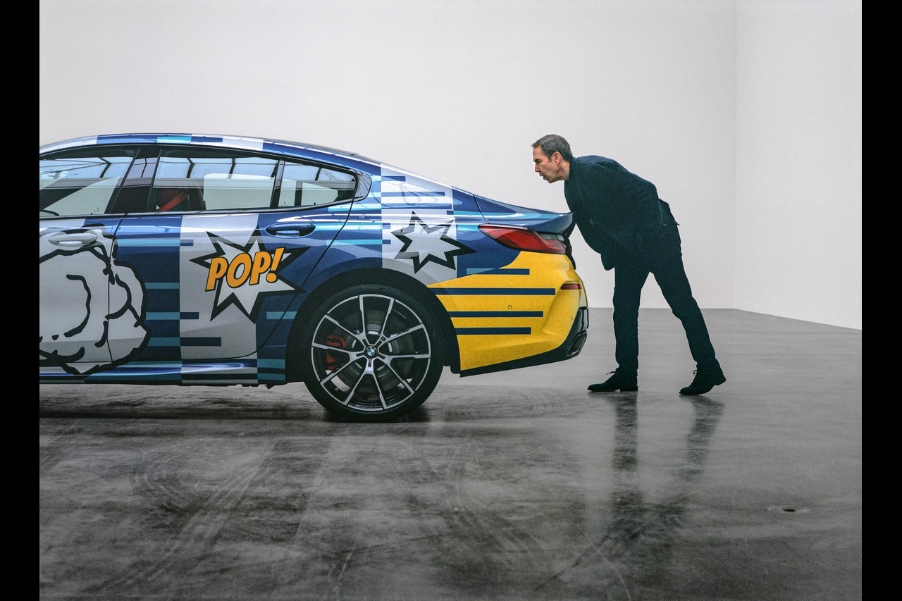 Bmw The 8 X Jeff Coons 2022: immagini ufficiali