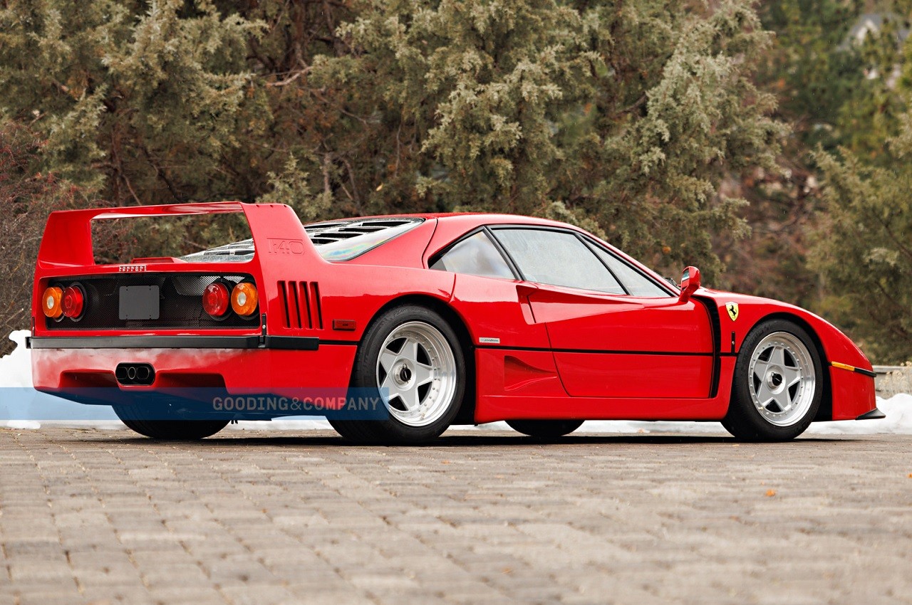 Ferrari F40 1991 all'asta Gooding & Company ad Amelia Island 2022