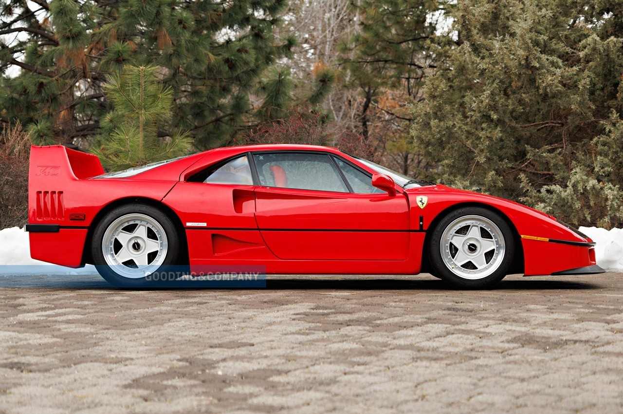 Ferrari F40 1991 all'asta Gooding & Company ad Amelia Island 2022