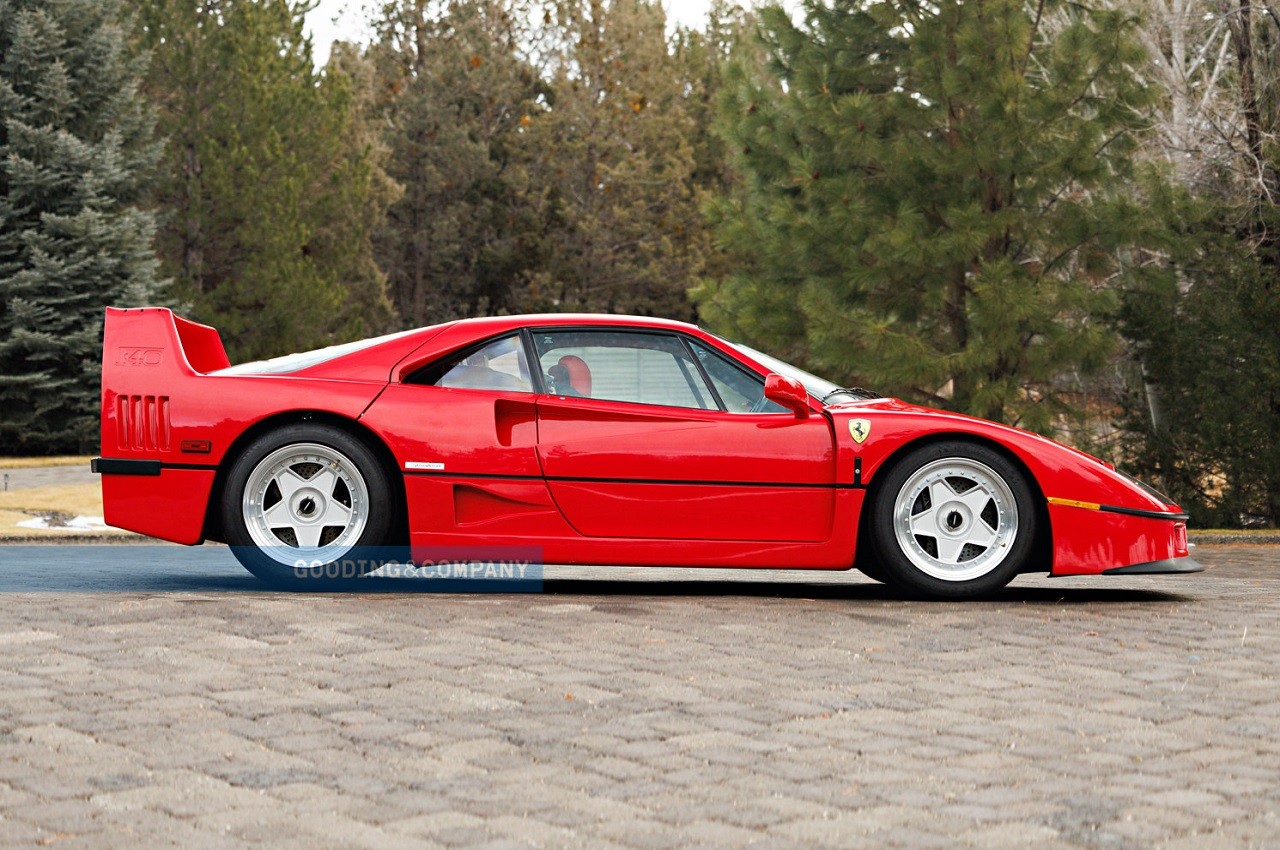 Ferrari F40 1991 all'asta Gooding & Company ad Amelia Island 2022