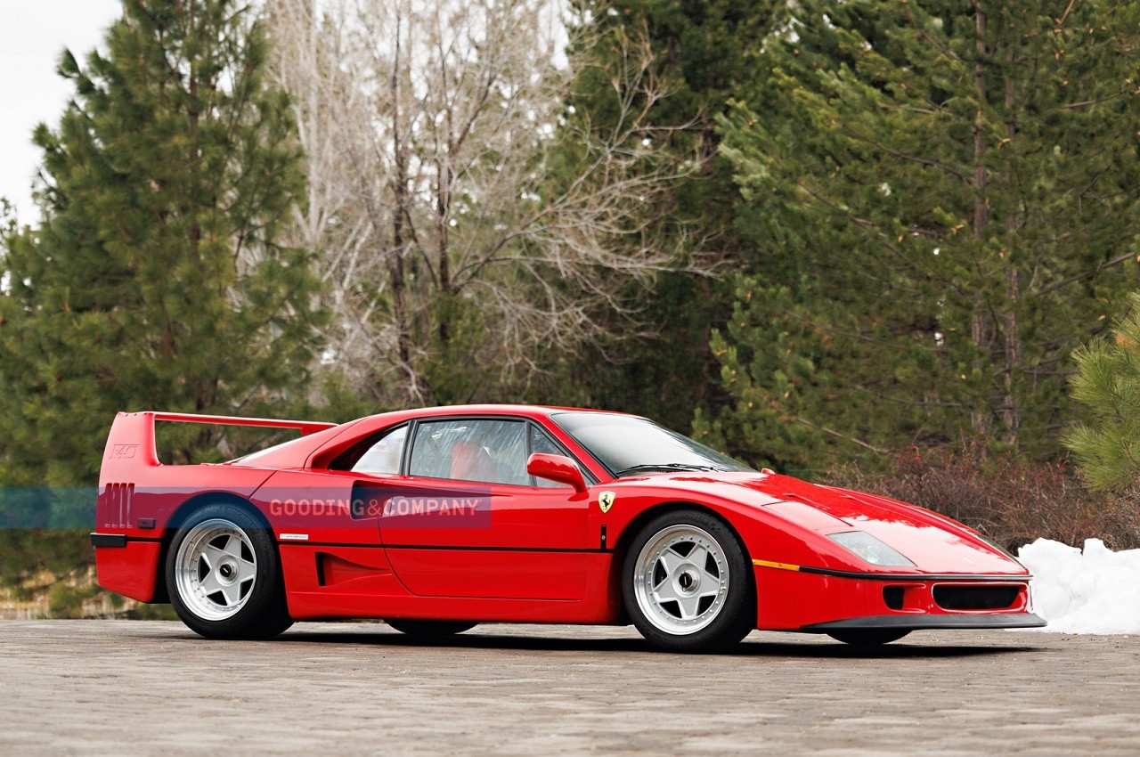 Ferrari F40 1991 all'asta Gooding & Company ad Amelia Island 2022