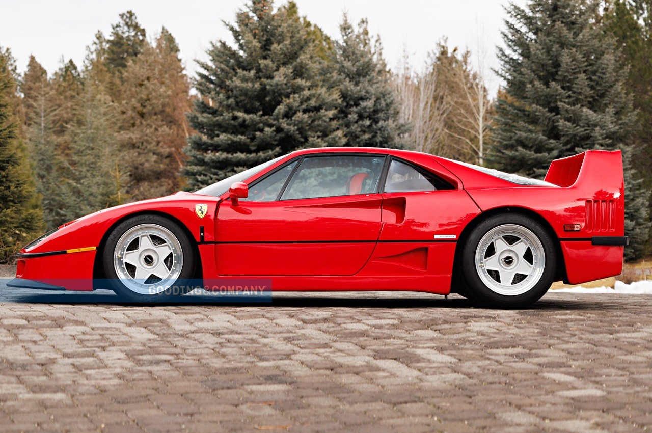 Ferrari F40 1991 all'asta Gooding & Company ad Amelia Island 2022