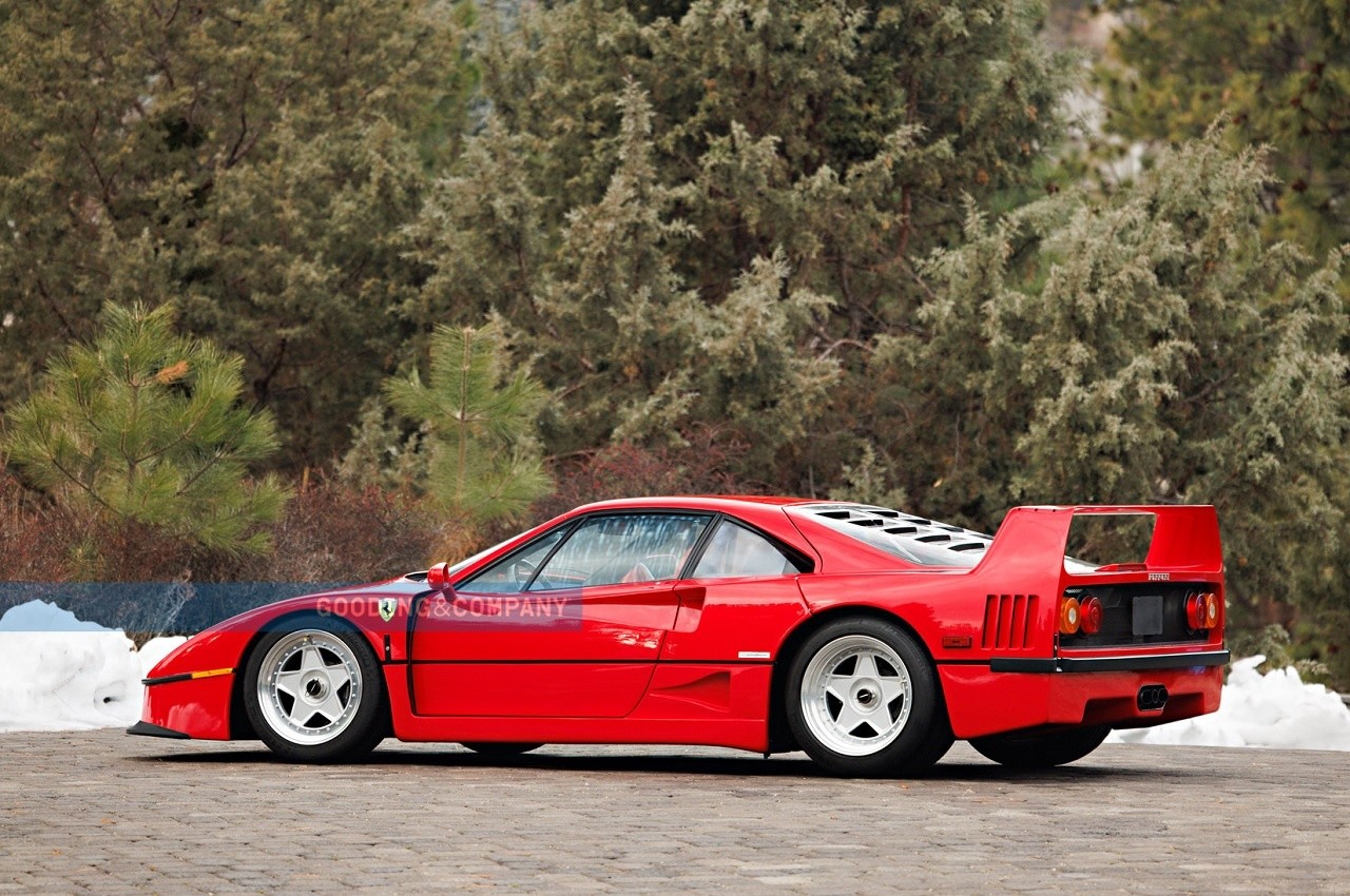 Ferrari F40 1991 all'asta Gooding & Company ad Amelia Island 2022