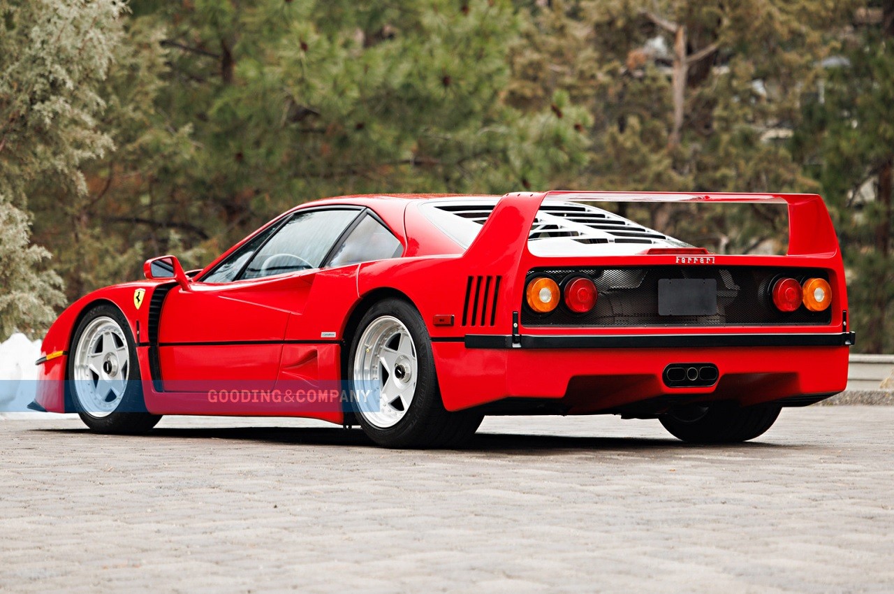 Ferrari F40 1991 all'asta Gooding & Company ad Amelia Island 2022