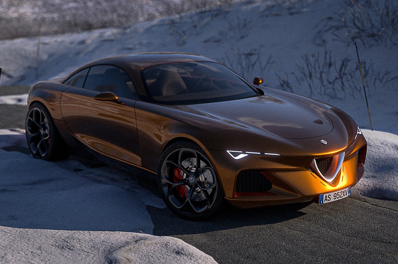 Alfa Romeo: il designer Maxim Shershnev immagina una nuova GTV