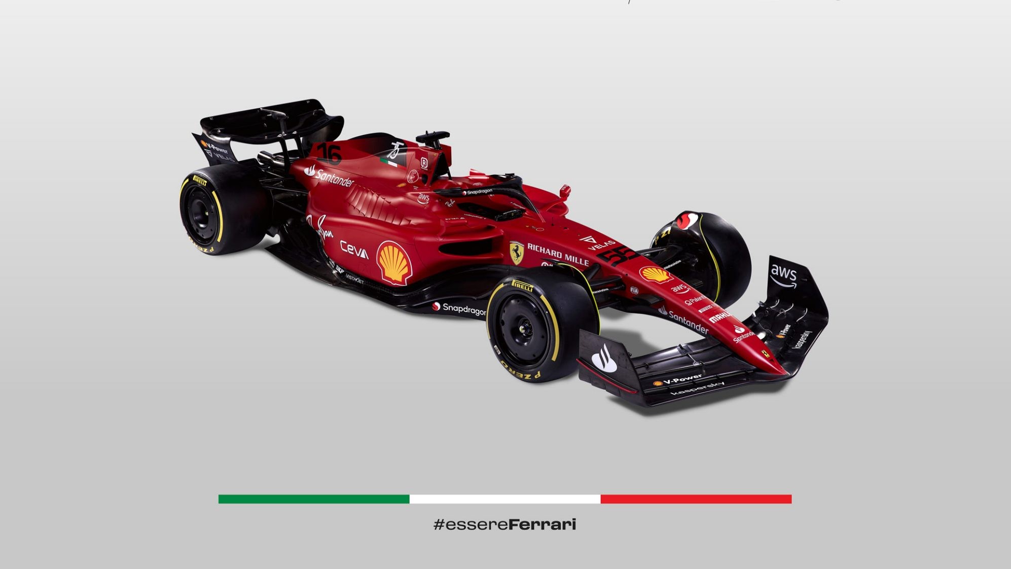 Ferrari F1-75 2022: immagini ufficiali