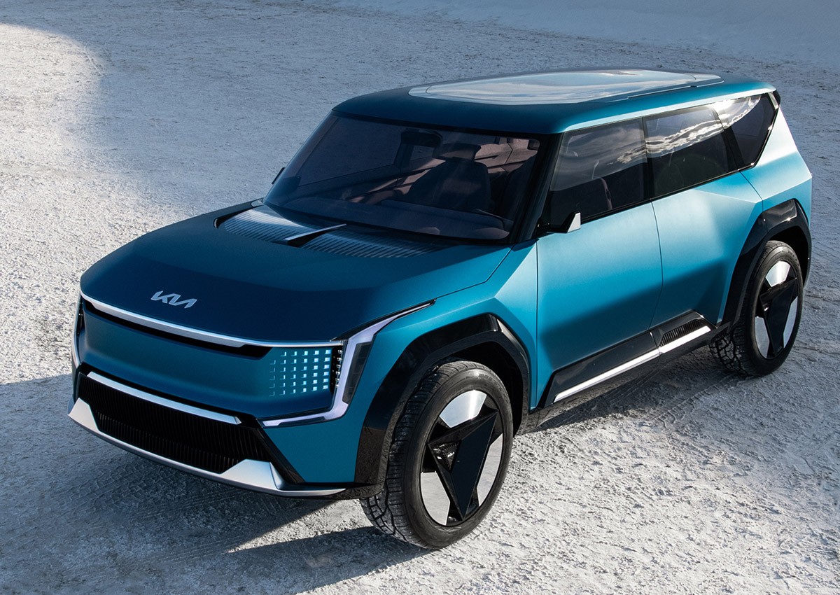 Kia EV9 Concept: immagini ufficiali