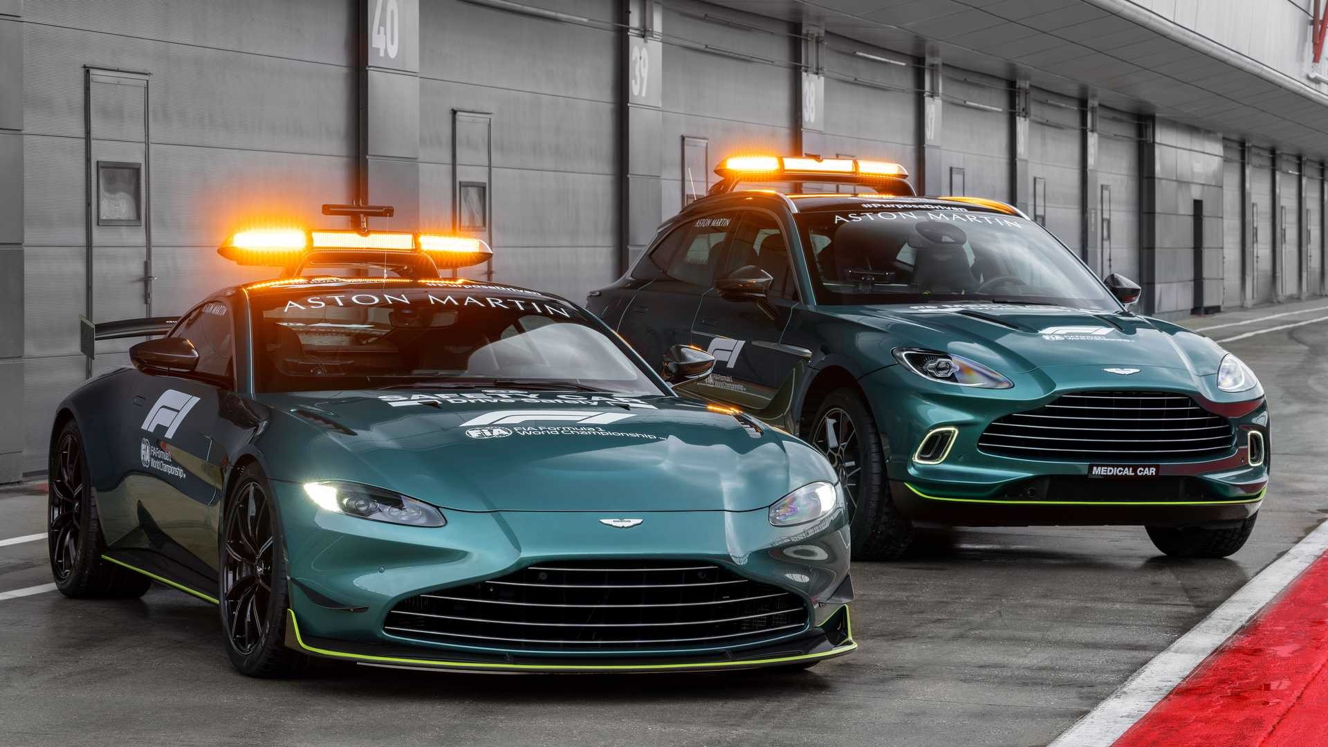 Aston Martin Vantage Safety Car F1: le immagini ufficiali