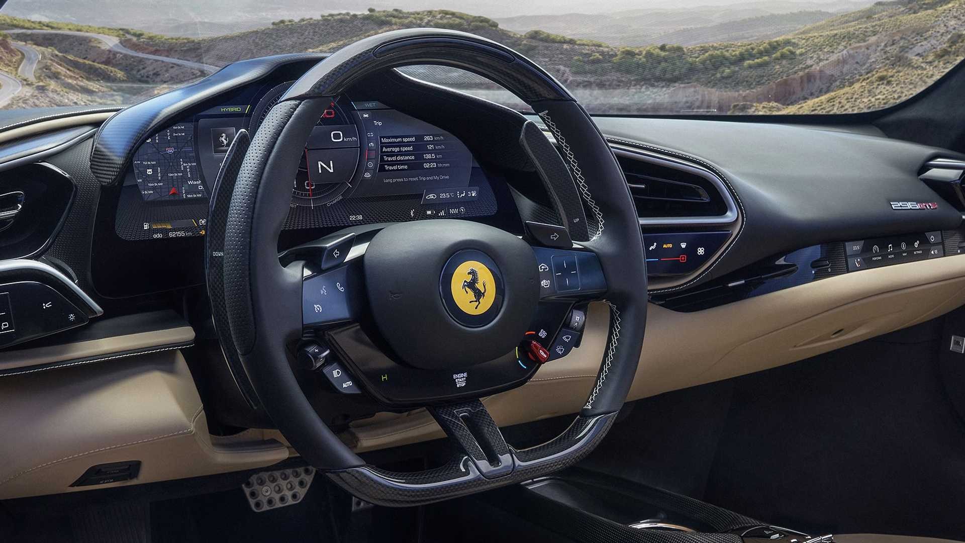 Ferrari 296 GTS: immagini ufficiali