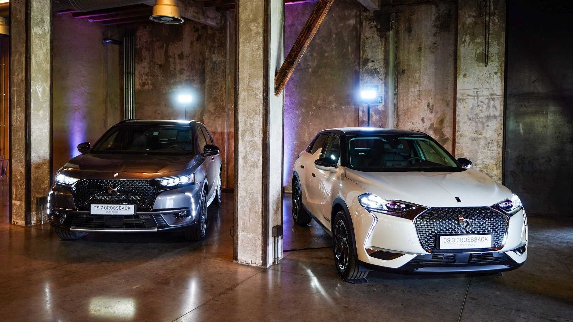 DS 3 Crossback Toits de Paris e la DS 7 Crossback Ligne Noire