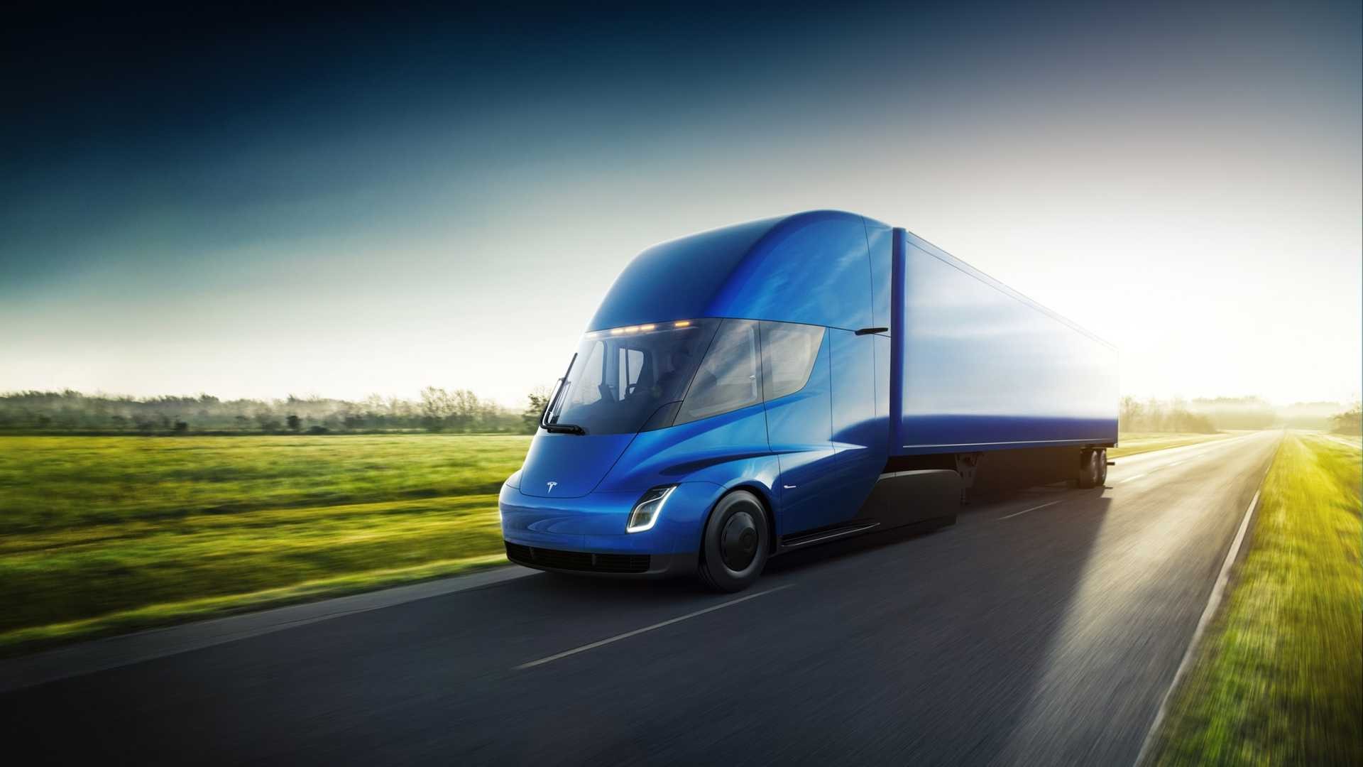 Tesla Semi: le immagini rendering