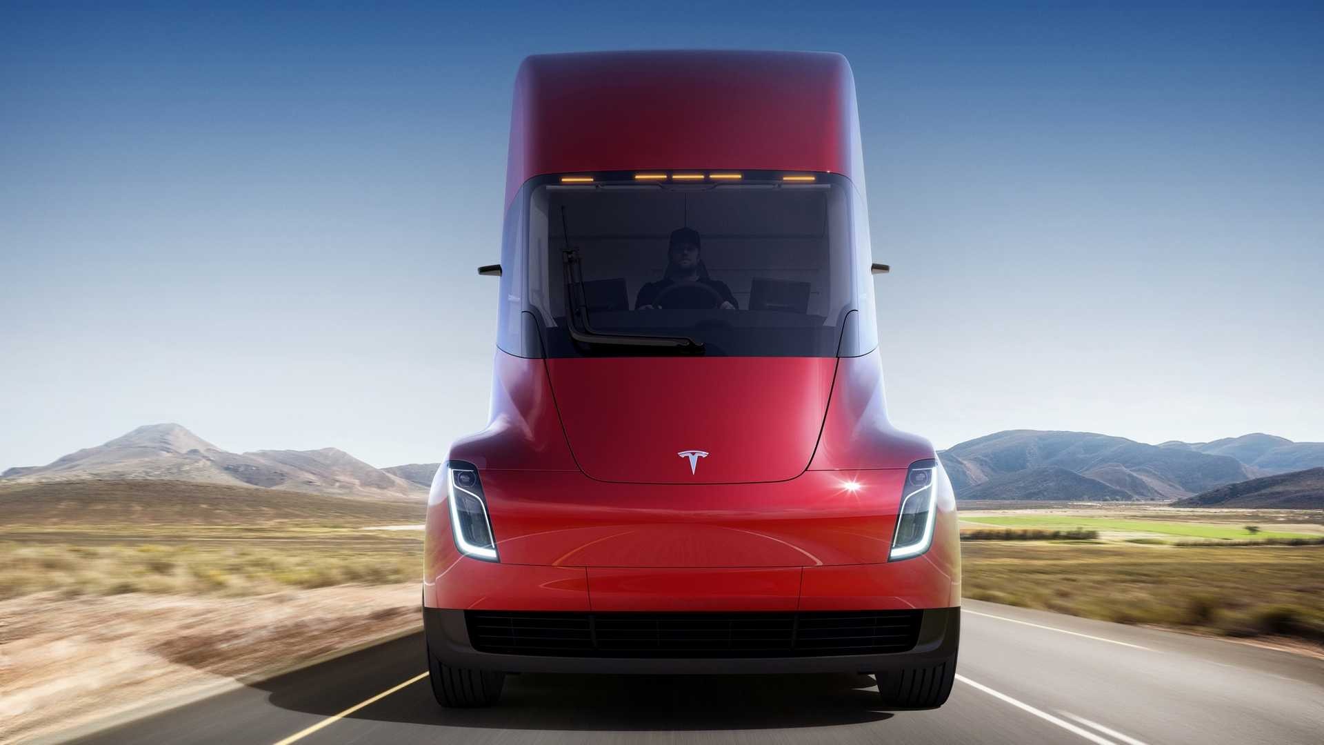 Tesla Semi: le immagini rendering