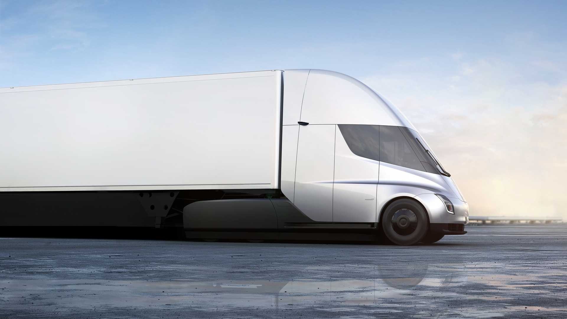 Tesla Semi: le immagini rendering