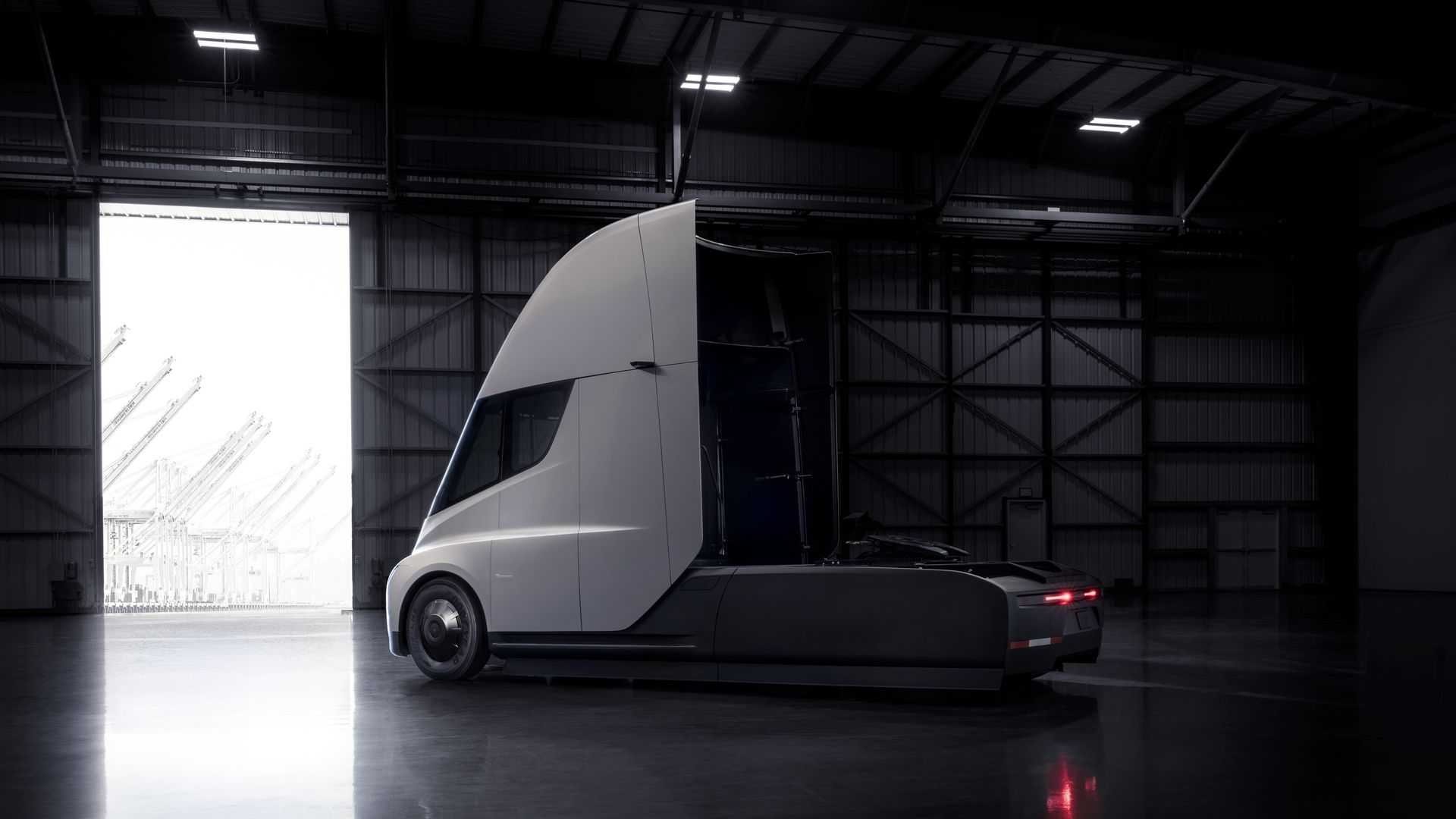 Tesla Semi: le immagini rendering