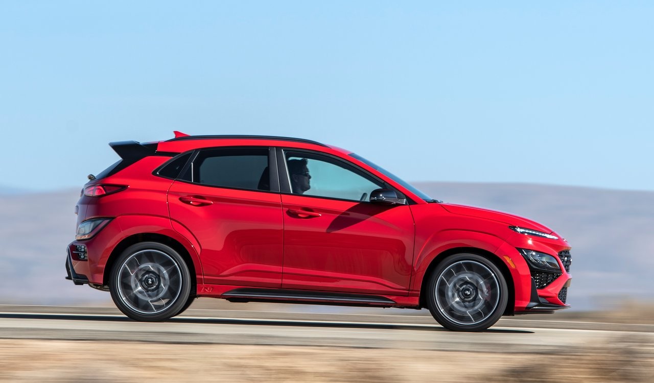 Hyundai Kona N: le immagini della prova su strada