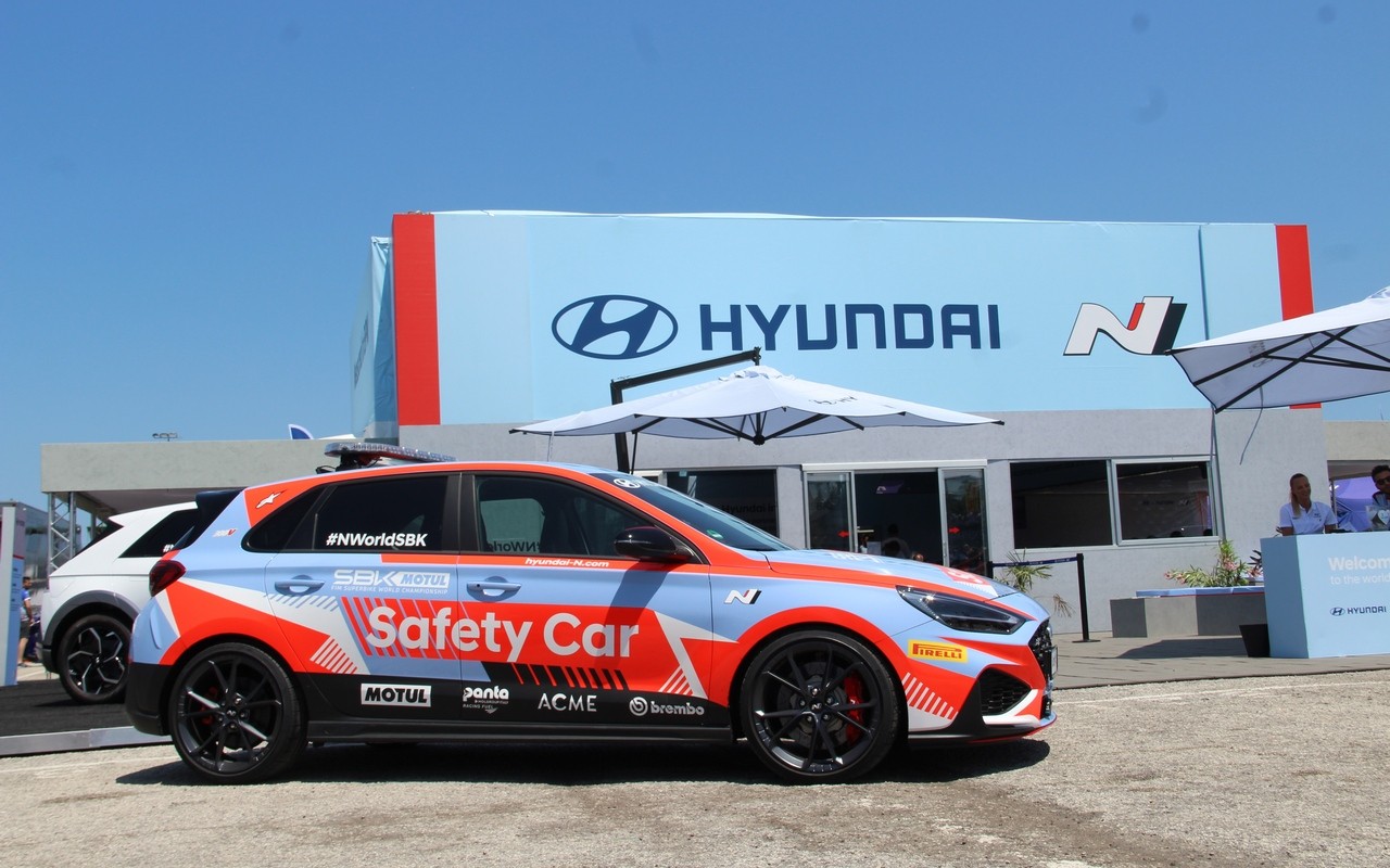 Hyundai Kona N e i30 N Safety car: Circuito di Misano SBK 2022