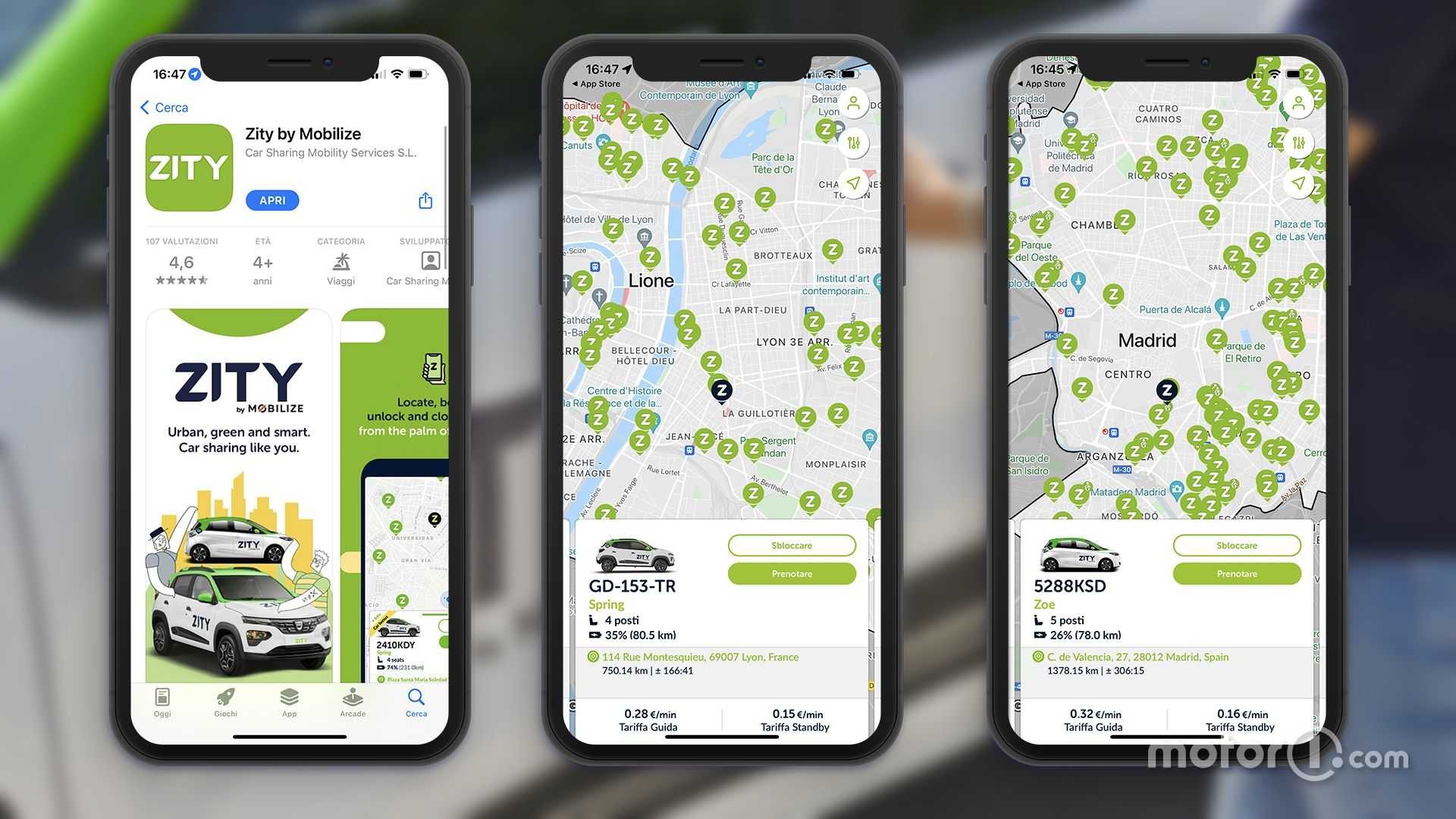 Zity, il car sharing targato Renault: le immagini ufficiali