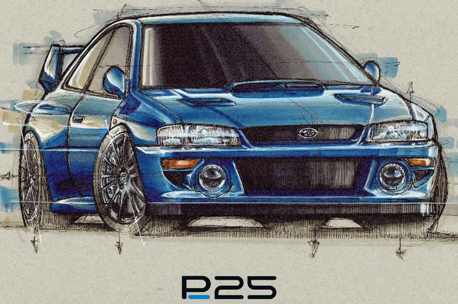 Prodrive P25: il restmod della mitica Impreza 22B