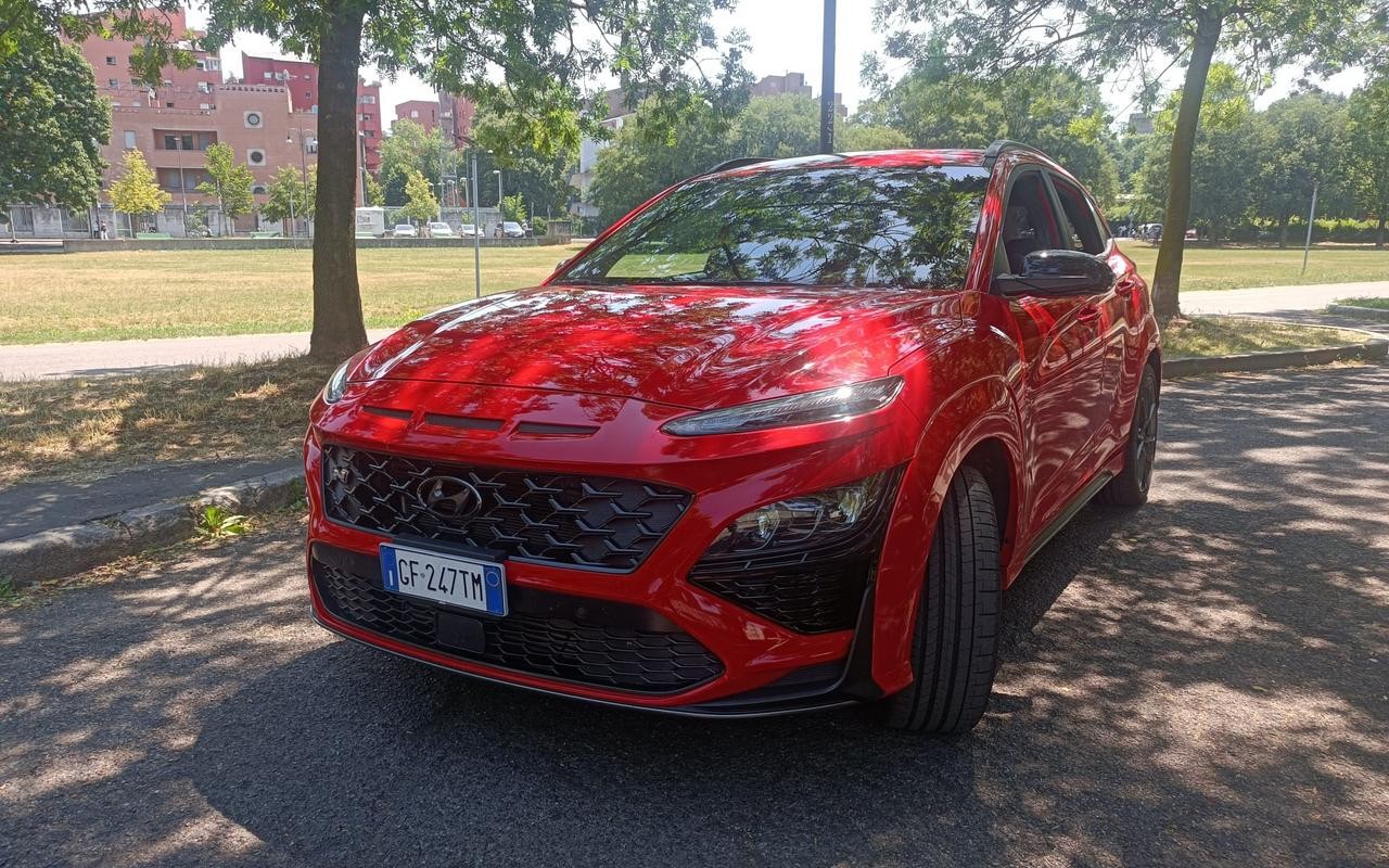 Hyundai Kona N: le immagini della prova su strada