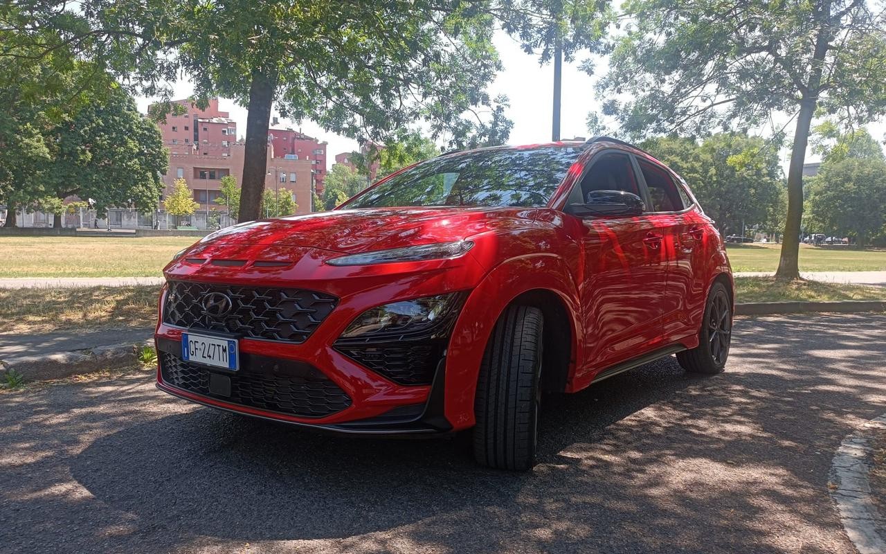 Hyundai Kona N: le immagini della prova su strada