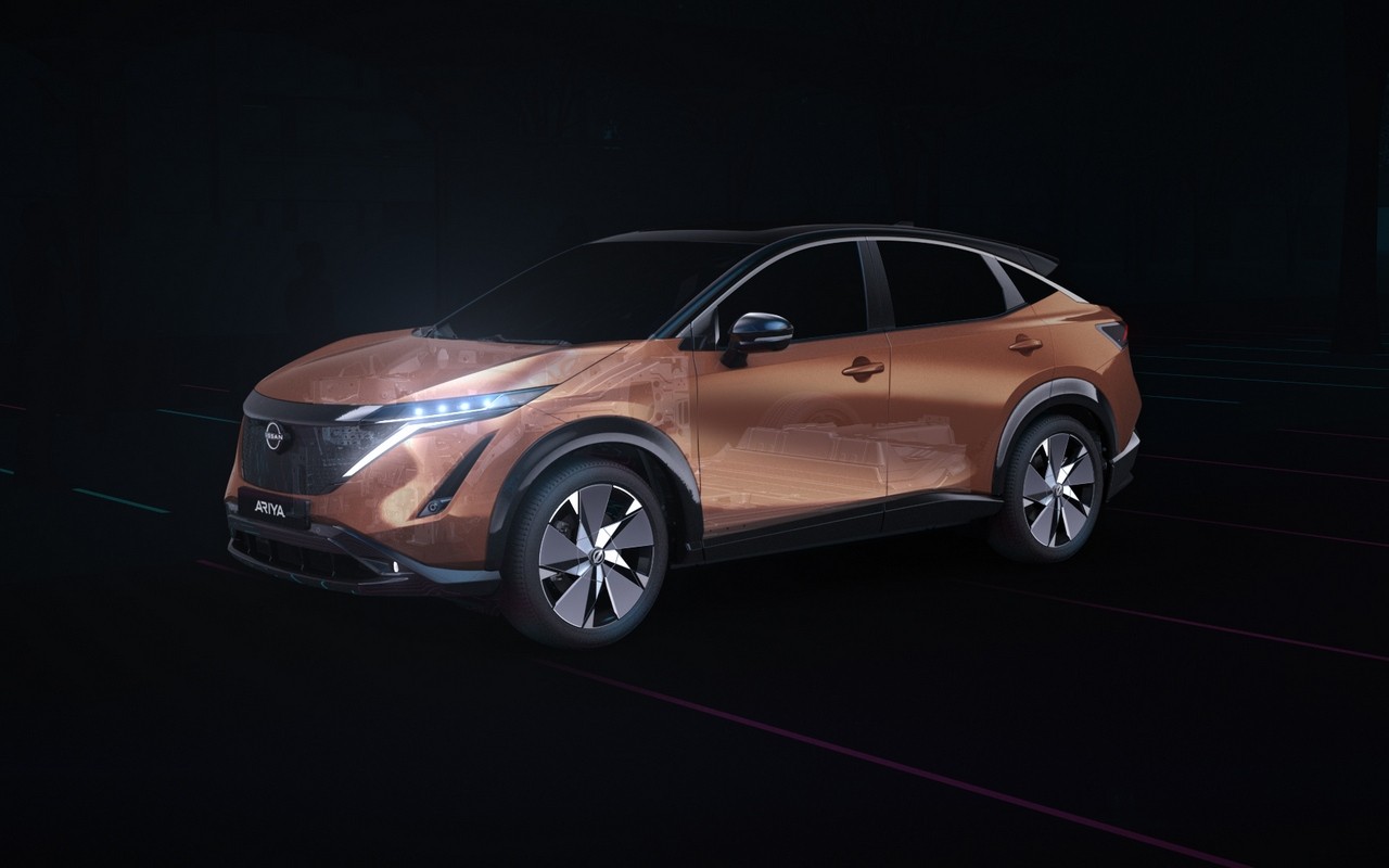 Nissan Ariya: nuove immagini ufficiali