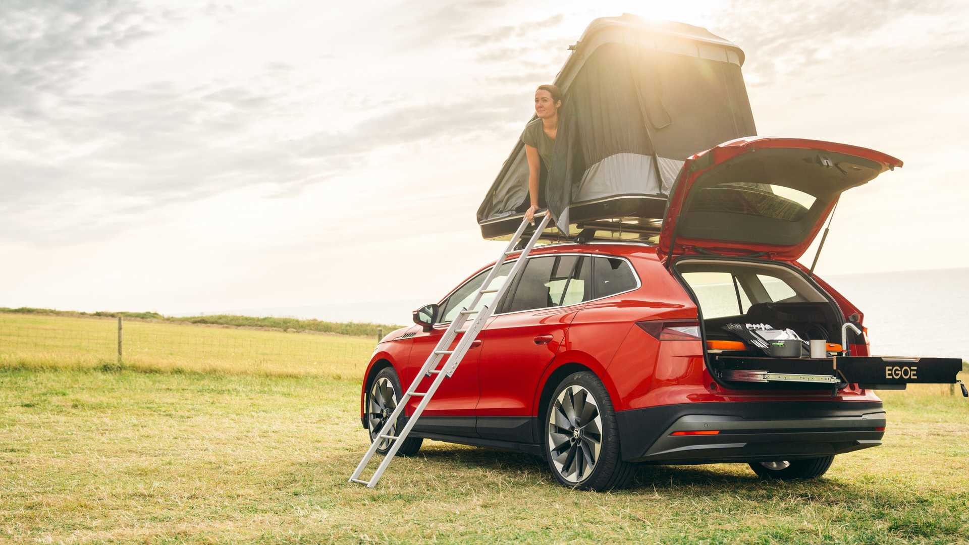 Skoda Enyaq iV Camper: le immagini ufficiali