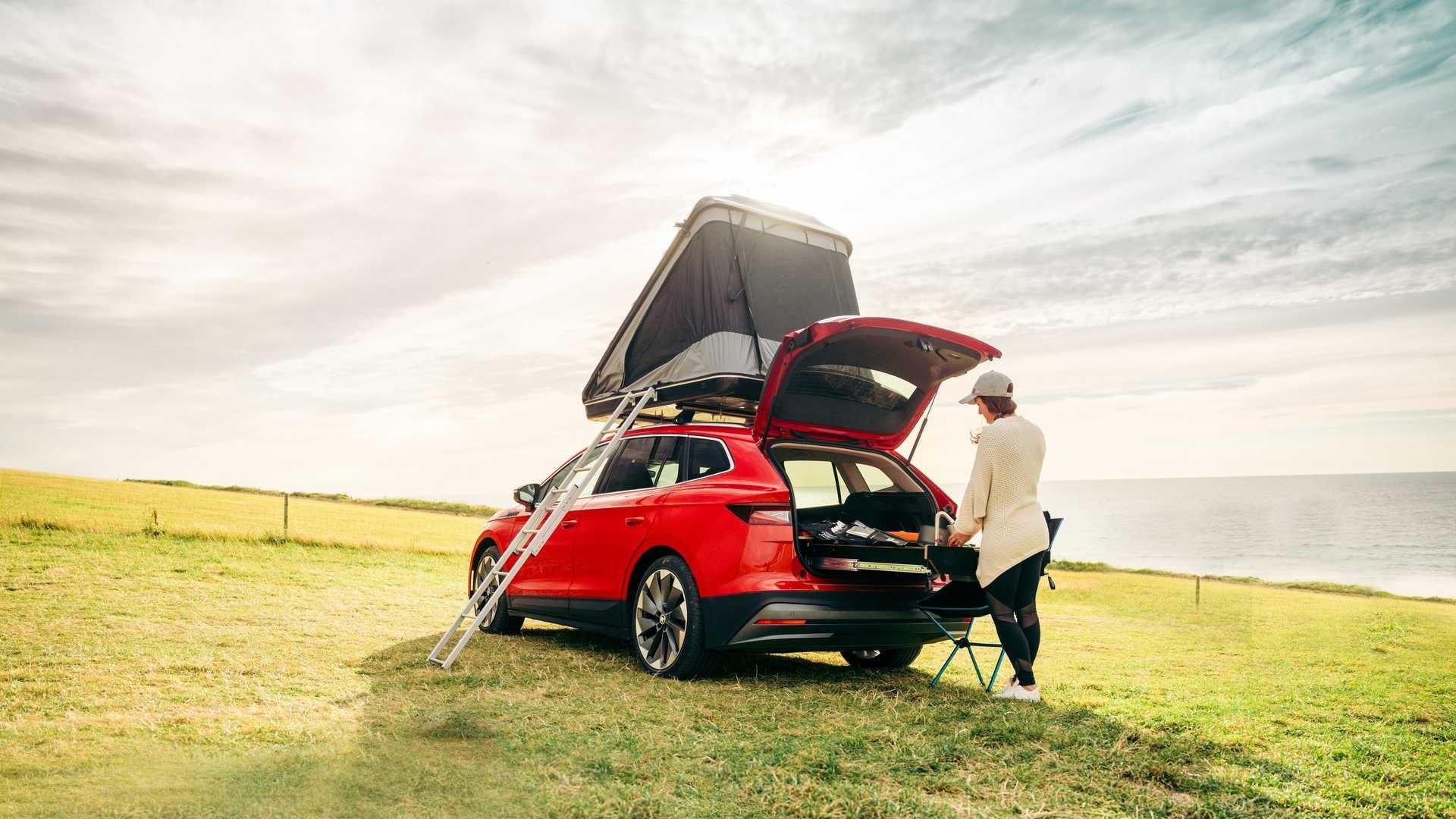 Skoda Enyaq iV Camper: le immagini ufficiali