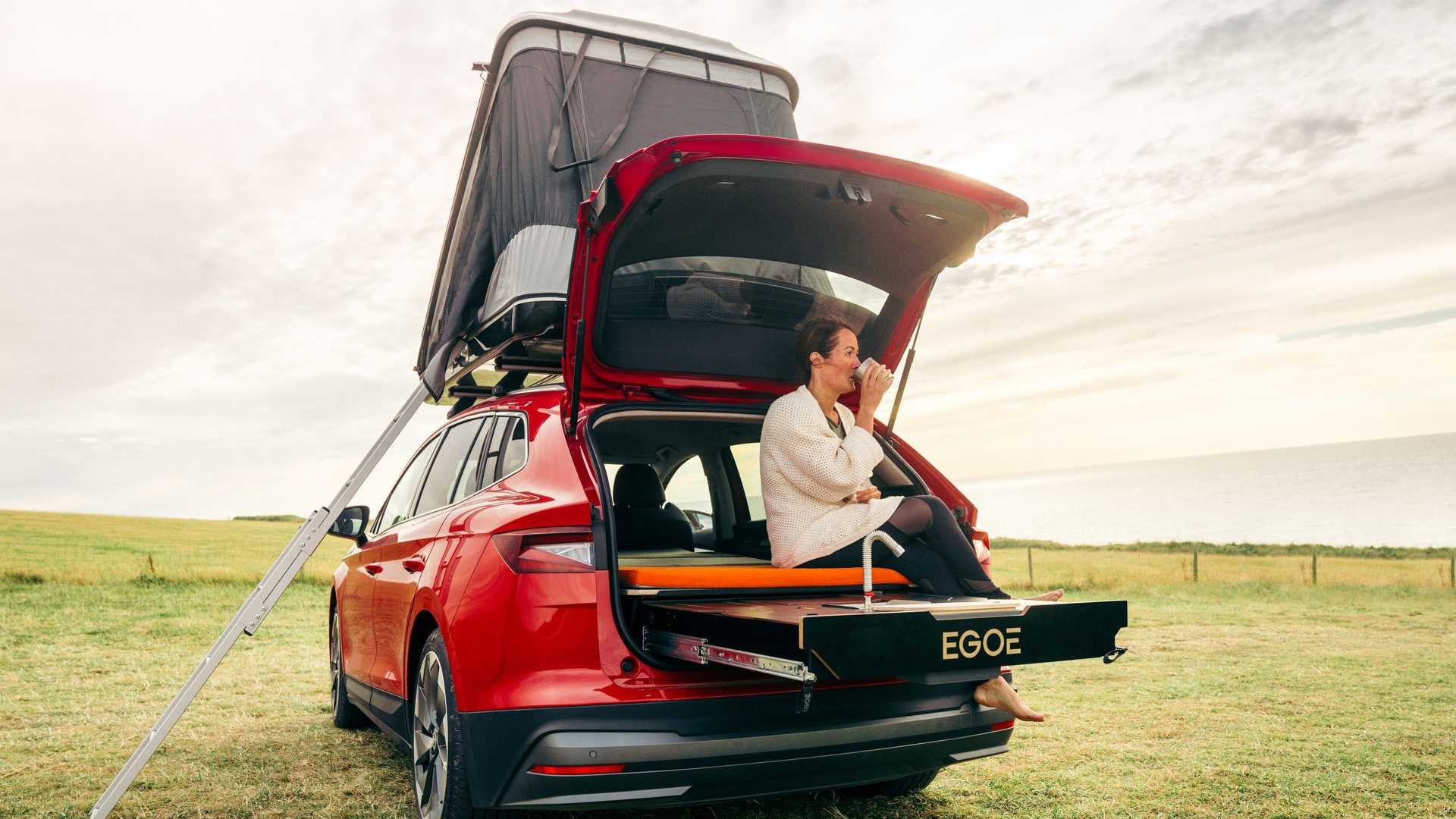 Skoda Enyaq iV Camper: le immagini ufficiali