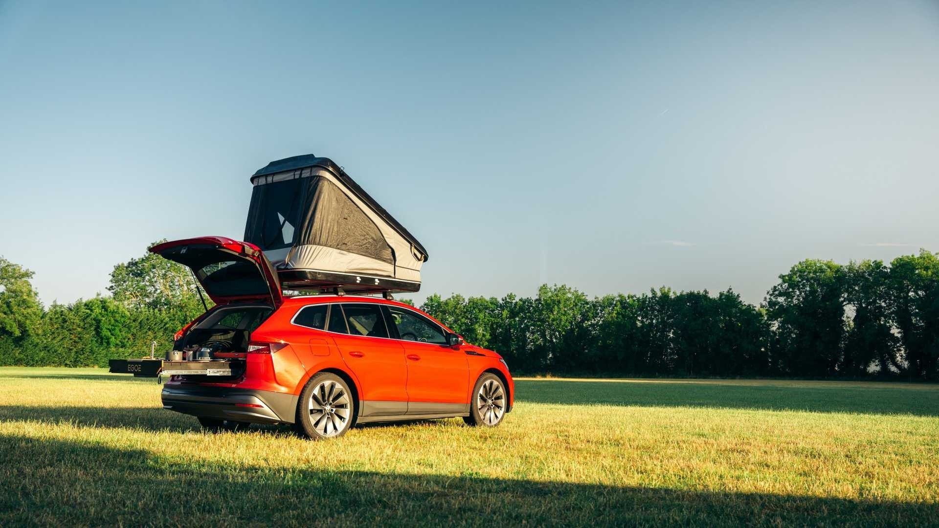 Skoda Enyaq iV Camper: le immagini ufficiali