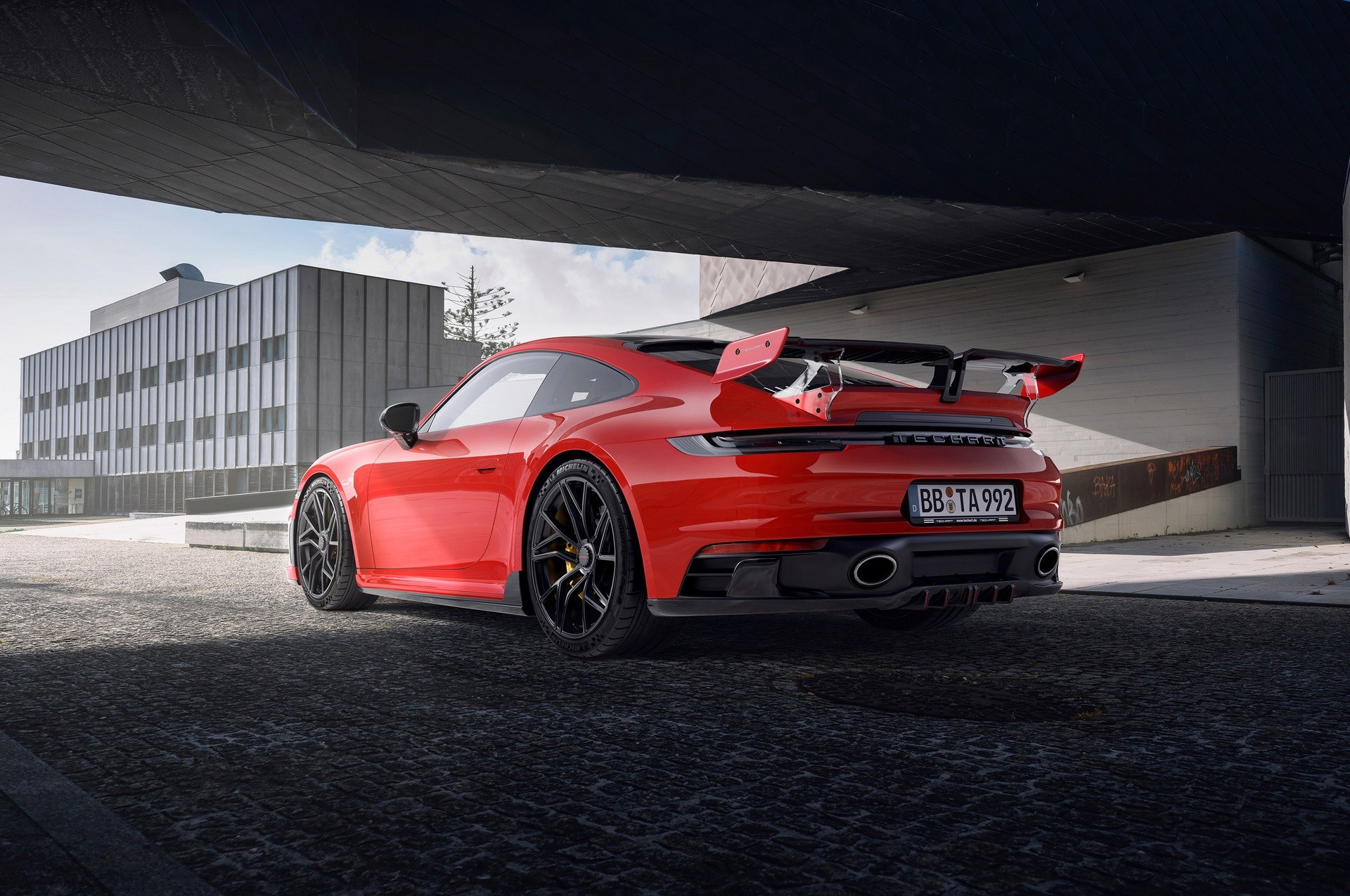 Porsche 911 GTS Techart: le foto