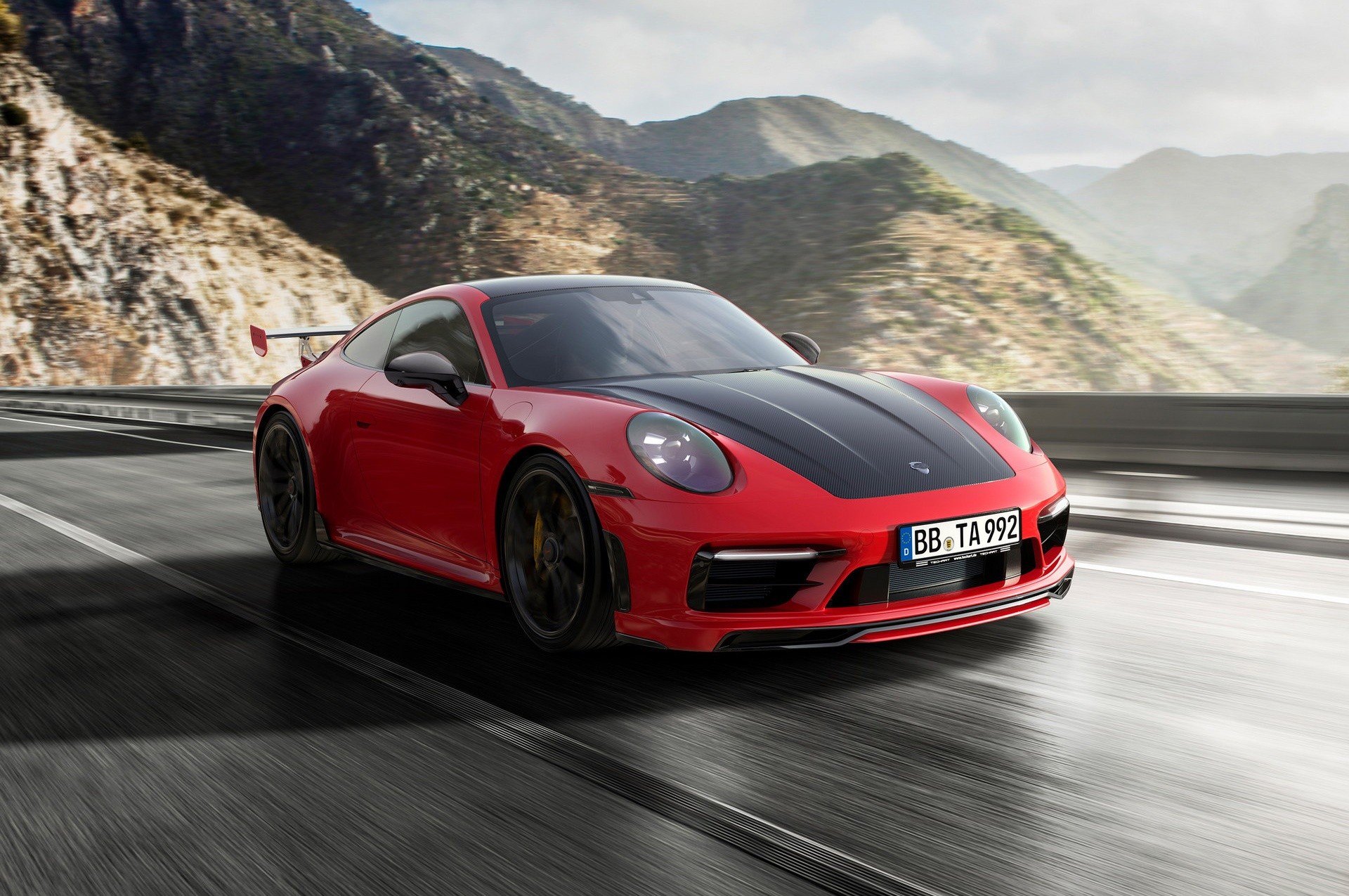 Porsche 911 GTS Techart: le foto