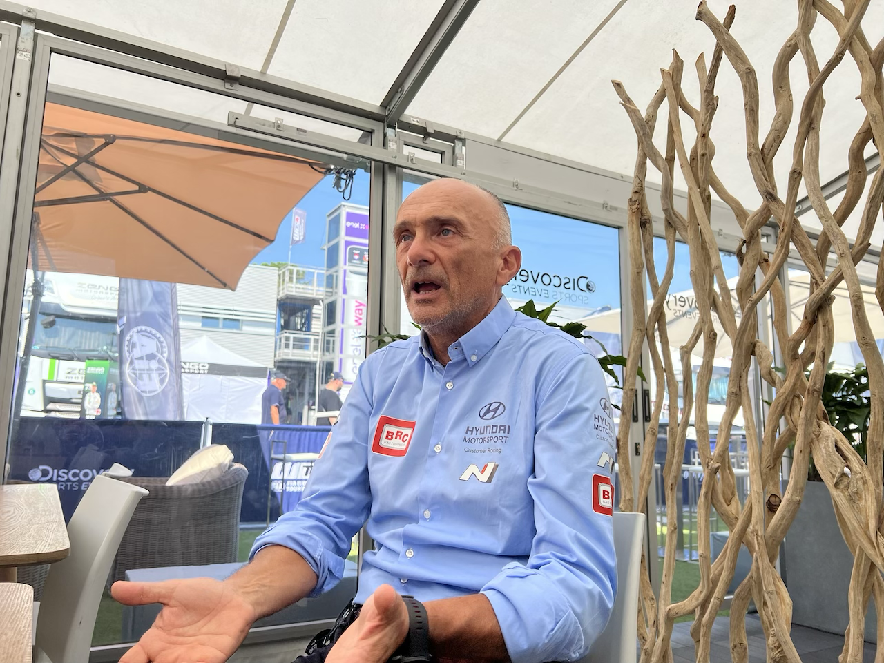 WTCR: le immagini dell'intervista a Gabriele Tarquini