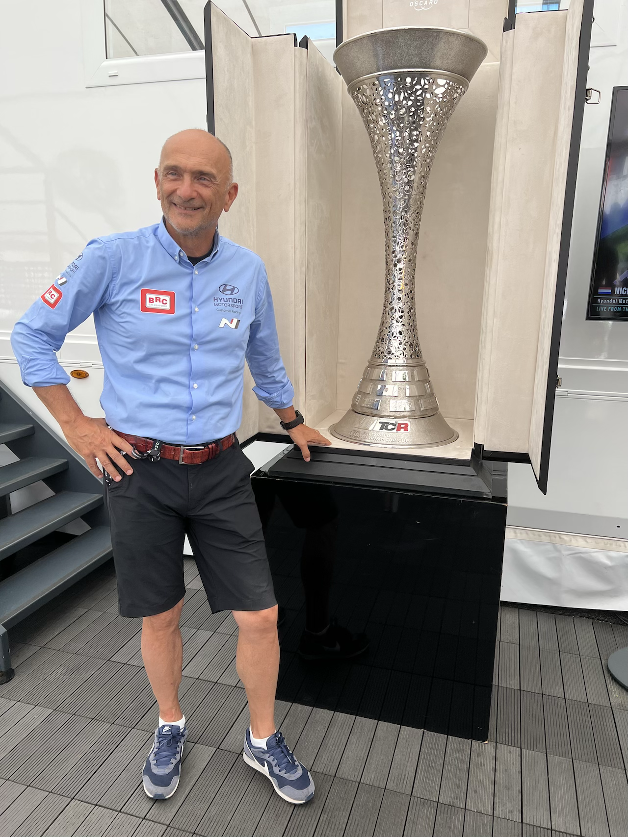 WTCR: le immagini dell'intervista a Gabriele Tarquini