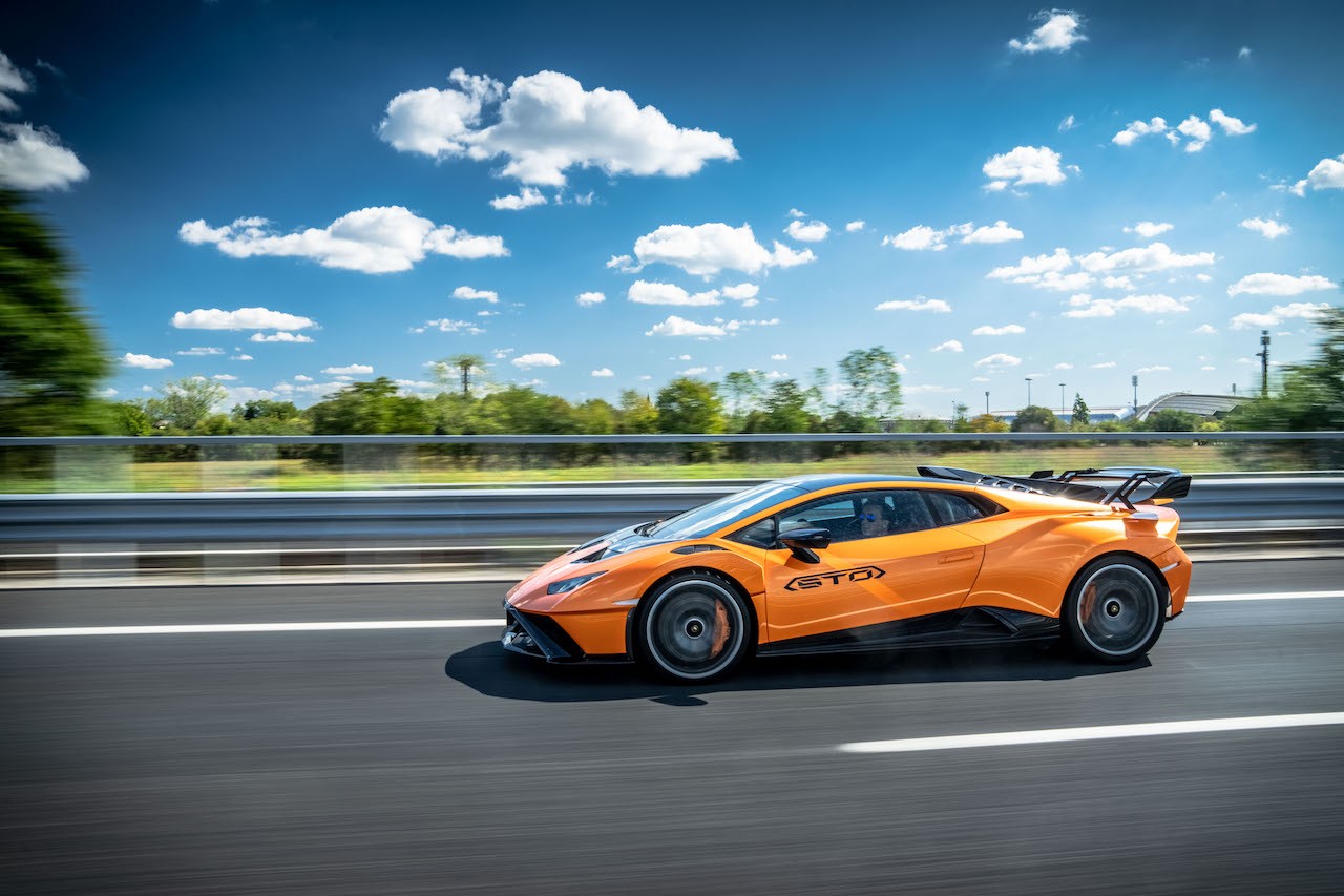 Lamborghini Huràcan STO: le foto del viaggio al Red Bull Ring