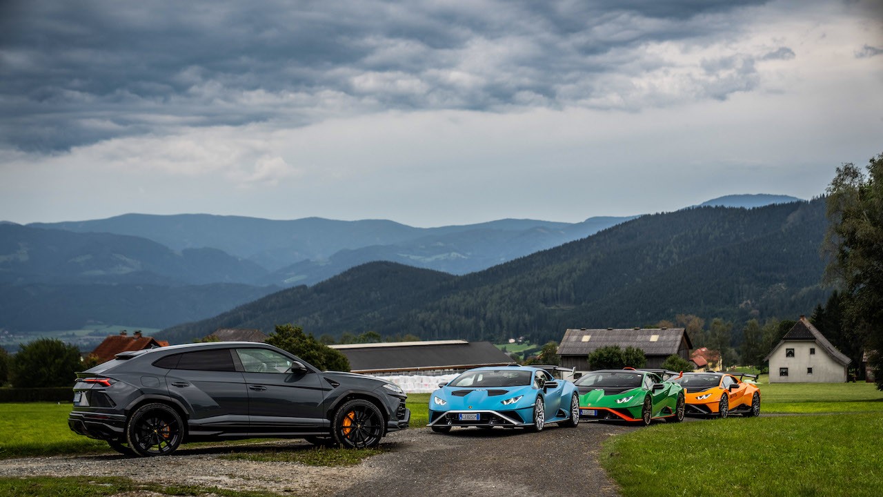 Lamborghini Huràcan STO: le foto del viaggio al Red Bull Ring