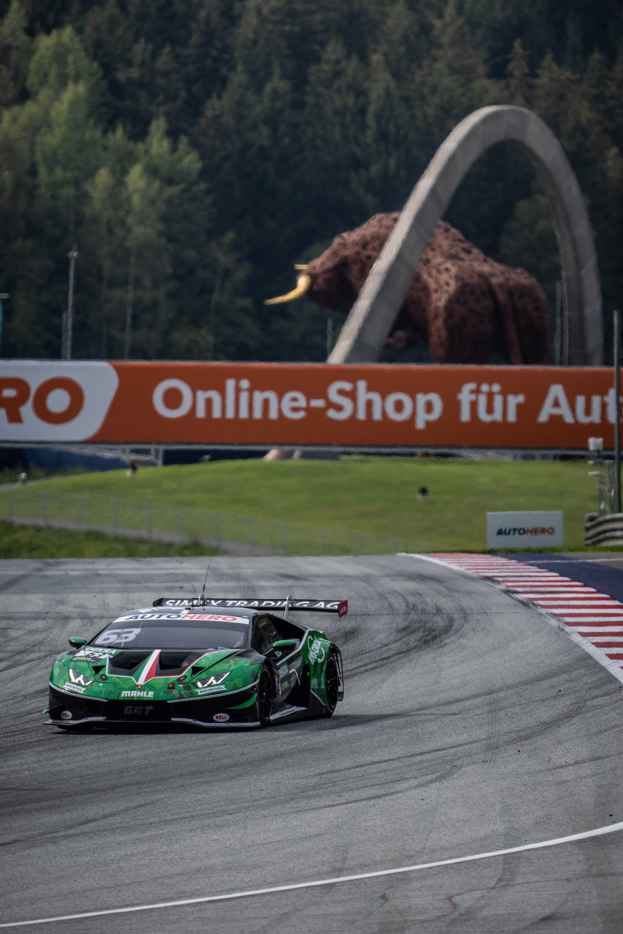 Lamborghini Huràcan STO: le foto del viaggio al Red Bull Ring