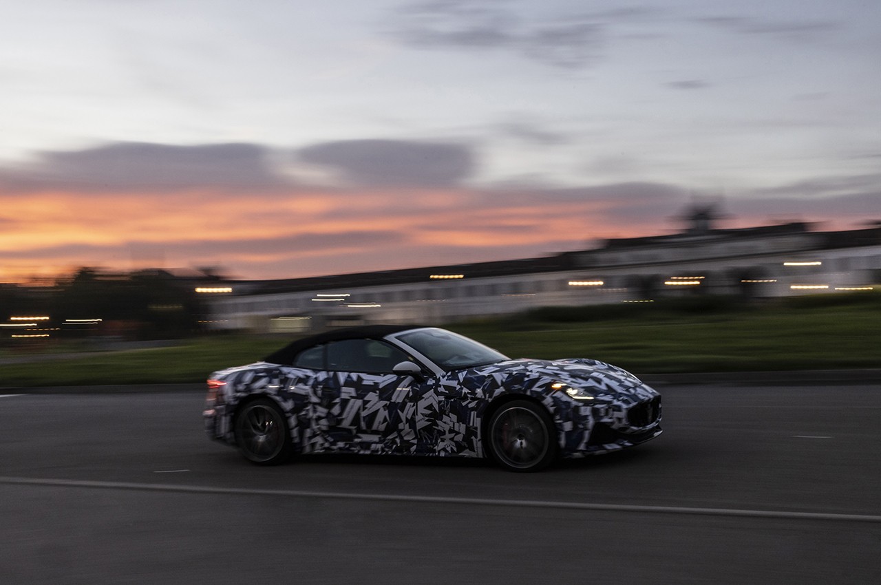 Maserati GranCabrio 2023: le foto dei muletti