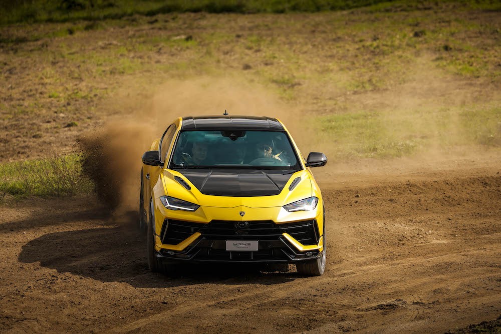 Lamborghini Urus Performante: le foto a Vallelunga