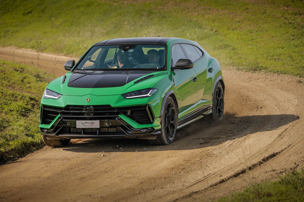 Lamborghini Urus Performante: le foto a Vallelunga